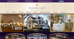 Desktop Screenshot of columbusclubevents.com