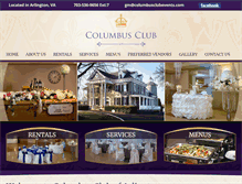 Tablet Screenshot of columbusclubevents.com